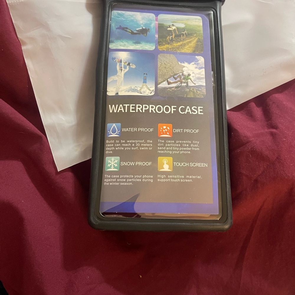 Durable Black Phone Case